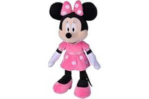 Disney Simba Peluche Minnie, 6315870233, con Abito Fucsia, 61 Cm, + 0 Mesi