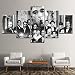 Produktbild XLST Hohe Qualität Leinwanddruck 5 Panel Godfather Goodfellas Scarface Sopranos Modular Moderne Wohnkultur Wandkunst Poster,B,40X60X240X80X240X100X1