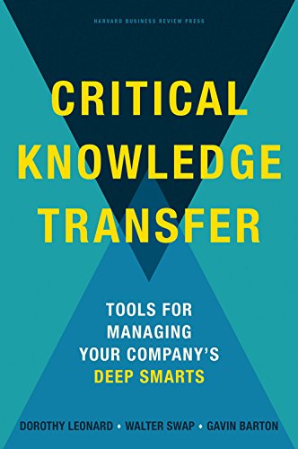 Critical Knowledge Transfer: Tools for Managing Your Company's Deep Smarts (English Edition)