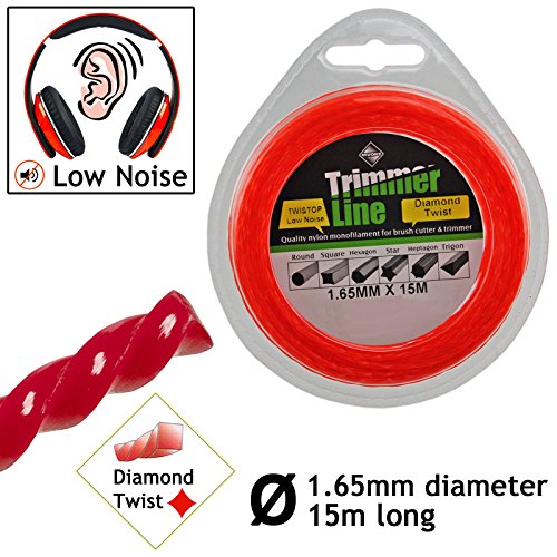 SPARES2GO 1.65mm Low Noise Strimmer Line Spool Refil for Qualcast GT GGT and CGT series Strimmers