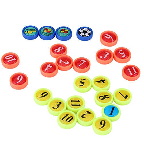 BizoeRade Taktiktafel Fußball Coach Board mit Stift, Radiergummi, Magnet, Digitale Großem LCD-Display Stoppuhr - 8