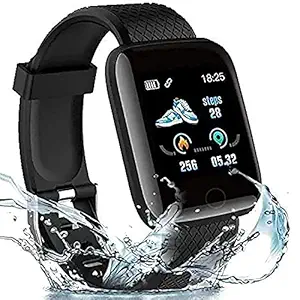 Rhobos (Special 9 Years Warranty) Waterproof Smart Watch D116 for Xiaomi Mix 3, Xiaomi Mi Mix 3 5G, Xiaomi Mix 4, Xiaomi Mix Alpha, Xiaomi Mix EVO, Xiaomi Mix Nano, Xiaomi Note 4 Bluetooth 1.3