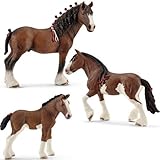 Alle 3 Pferde Spielfiguren aus diesem Sammelset sind original von Schleich