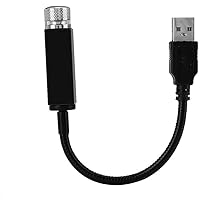 Mini USB Auto Sternenhimmel Projektor Lampe, Rote LED Decke Stern Projektionslampe Autodach, Wand Stern Projektionslampe