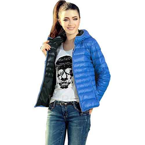 Gaorui women ladies short down jacket slim padded coat lightweight packable puffer