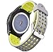 Produktbild 22MM Armband Uhrenarmband Strap für Samsung Gear S3 frontier / S3 Classic / Gear 2 R380 Neo R381 Live R382 / Motorola Moto 360 (2. Generation) 46mm /Pebble Time / LG G Watch W100/W110/Urbane/Fit all 22mm Watchbands (Gray/Fluorescent yellow)
