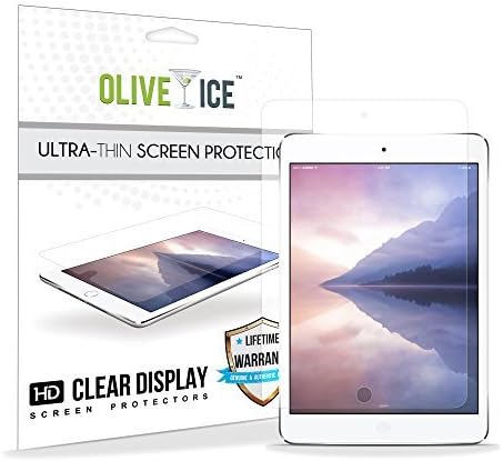 iPad Mini Screen Protector, OliveIce Premium Scratch Resistant Anti-fingerprint HD Bubble Free Screen Protector Guard for Apple iPad Mini 1/iPad Mini 2/iPad Mini 3 - [3 Pack]