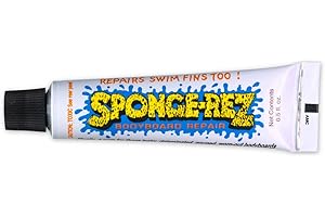 Solarez Sponge-Rez Bodyboard & Swim Fin Repair (14,2 g) Robuste, transparent, ultra flexible pour réparer les coups et déchirures du bodyboard ~ Fabriqué aux États-Unis