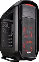 Corsair CC-9011063-WW Graphite Series 780T Seitenfenster Full-Tower ATX Performance LED Gaming Gehäuse, Schwarz mit Roten LED Lüfter