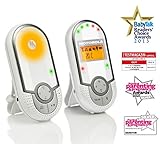 Motorola MBP 16 – Digitales Audio Babyphone mit 1.5 Zoll Display, DECT-Technologie und bis zu 300 Meter Reichweite, weiß - 2