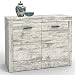 Produktbild CARO-Möbel Kommode Sideboard Anrichte Ray, Shabby Chic Vintage Look, 110 cm Breit mit 2 Türen