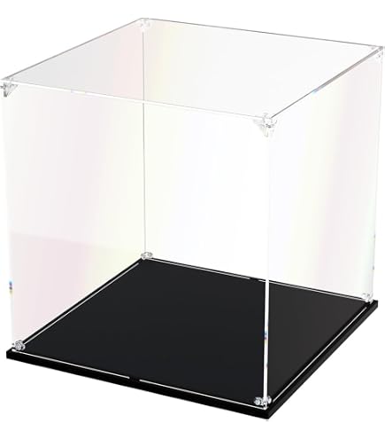 Acryl Vitrine Würfelförmig Mit Sockel – Schaukasten Für Baseball, Golfball, Billardkugel Oder Kristall