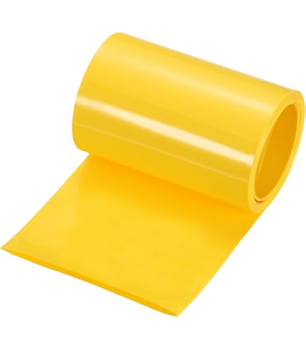 Gaine Thermorétractable Sourcing Map PVC Transparent - Diamètre 58 Mm, Longueur 10 M - Pour Protection Batterie Et Bricolage - 3