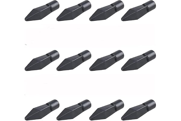 ANCLLO 12 pièces en Caoutchouc Souple Pratique tir à l'arc Pointe de flèche Colle sur Cible flèche Pointes pour tir à l'arc