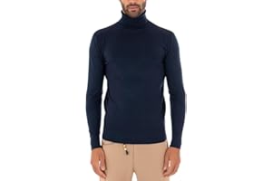 Giosal Maglioncino Uomo Maniche Lunghe Elastico Collo Alto Tinta Unita Vari Colori