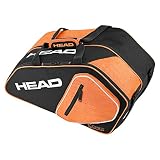 El Nuevo Core Padel Combi Amarillo dispone de compartimento para palas de padel y accesorios con correas ajustables y materiales reforzados que ofrecen la máxima resistencia