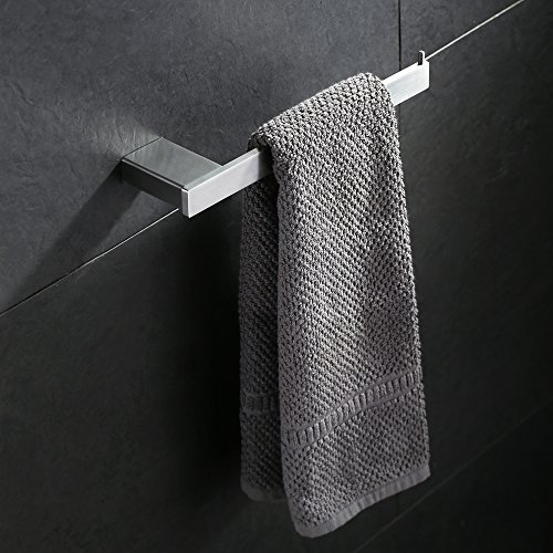 Homelody SS304 Edelstahl Handtuchhalter Handtuchstange Handtuchständer Wandhandtuchhalter Wand Handtuchstange Badetuchstange f.Badzimmer - 2