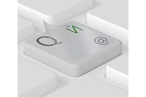 ‎KEYSTICKERS Keystickers® | Russische Aufkleber für PC/Laptop & Notebook Tastaturen 14x14mm, transparent mit Schutzlack, Farbe GRÜN | русские наклейки на клавиатуру | Russian Keyboard Stickers