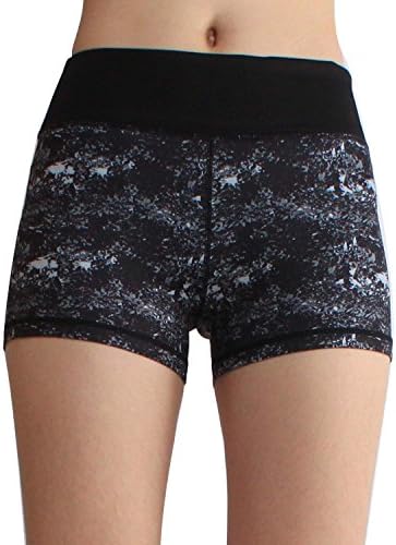 Women Yoga Shorts Elastic Slim Activewear Leggings With Pocket