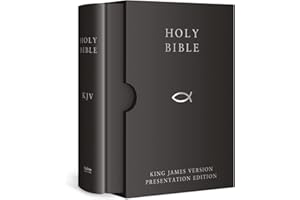 HOLY BIBLE: King James Version (KJV) Black Presentation Edition
