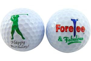 Westmon Works 40th Birthday Golf Balls Gift Pack for for Golfers, Set of 2