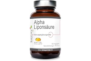 ‎KENAY Alpha Liponsäure ALA - 200mg pro Tagesdosis - 60 Kapseln Soft Gel - KENAY EUROPE