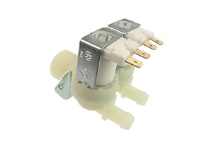 FIENOW BAHome Electroválvula Doble Recta Tipo Universal para lavadoras LG, Samsung y Candy