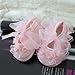 Princess Non-Slip Newborn Baby Toddler Girl Beautiful Lace Shoes 0-3 Month - Pink