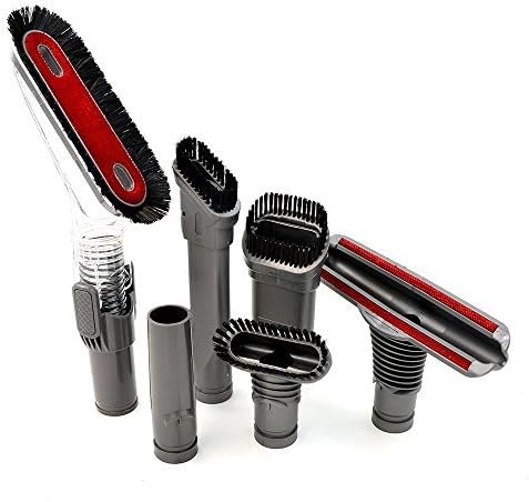 Home Cleaning Up Tools Kit Parts Brushes Head attachments with Adapter Converter for Dyson Accessories Handheld Vacuum Cleaners V6 DC16 DC31 DC33 DC34 DC35 DC56 DC58 DC59 DC61 DC62 DC72 Animal