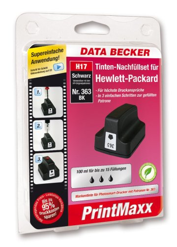 Preisvergleich Produktbild Data Becker 311048 H17 Refillkit für Hewlett-Packard-Patronen schwarz