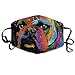 Produktbild Fashion Outdoor Mouth Mask with Design, Reusable Half Face Mask Anti-dust Mask, Unisex 3D Bulldog Art Fall Winter Breathing Mask Anti-Wind-Proof Hunting Mouth Face Mask