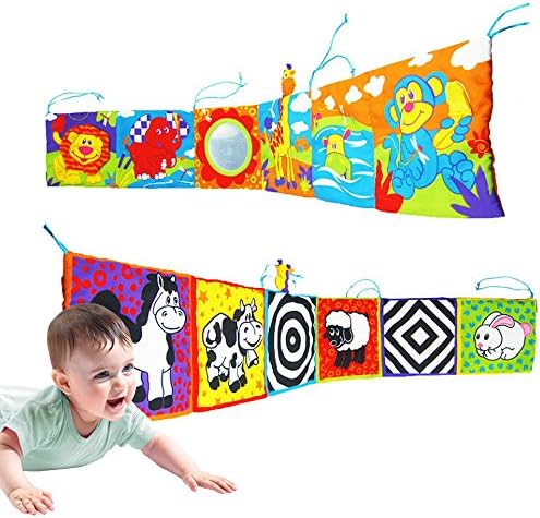 Jewelry Rarity Infant Kid Baby Crib Gallery High-Contrast Development Puzzle Zoo Cloth Book Toy
