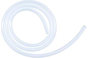 LAVMHAB Silikonschlauch 7mm ID x 9mm OD 3 Meter Länge, Lebensmitteltaugliche Schläuche Flexibler Schlauch Klar Wasser Luft Rohre für die Pumpe übertragen