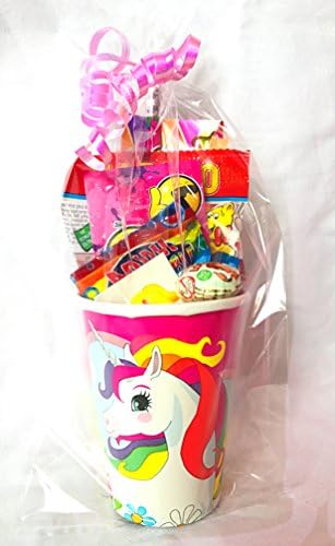 Girls Unicorn Pre Filled Party Bags/ Unicorn Party Cups