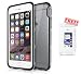 Produktbild ITSKINS Apple iPhone 6 Plus 6S Plus Hülle VENUM RELOADED Schutzhülle TPU Bumper Metallic Schutzrahmen UltraSlim Ultradünn Handyhülle Durchsichtig Rückschale Backcover Transparent Space Grey Grau Schwarz Black