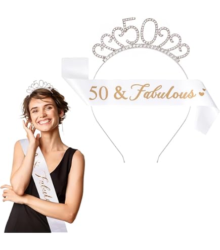 Anniversaire Ceinture et Diadème Echarpe Anniversaire Couronne Princesse Adulte Femme Anniversaire Ceinture d'Anniversaire,pour Les happy birthday Décorations de Fête (noir
