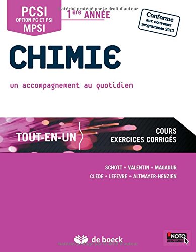 Download Chimie PCSI/MPSI - 1ère année Tout-en-un Download Chimie PCSI/MPSI - 1ère année Tout-en-un