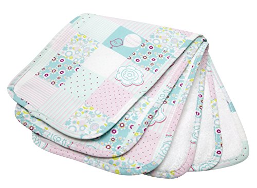 Baroo Burp Cloths pack of 3 (Tweet Dreams)