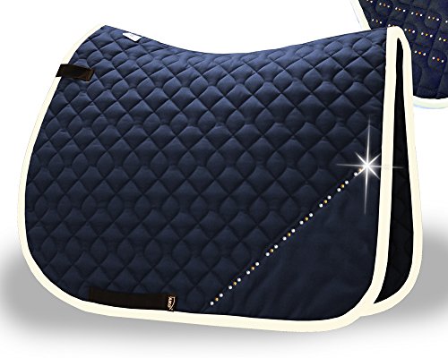 Preisvergleich Produktbild AIKO Schabracke Deluxe Crystal, nightblue / creme, DR