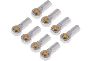 SM SunniMix 8er-Set Aluminium Gelenkkopf Kugelkopf für 1/10 RC Auto Cars - Silber