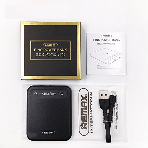 Power-Bank-2500-mAh-Black-Portable-Charger-with-5-V-1-A-output-and-5-V-1-A-Compact-For-iPhones-Samsung-Mobile-Phones-Tablet-ecc