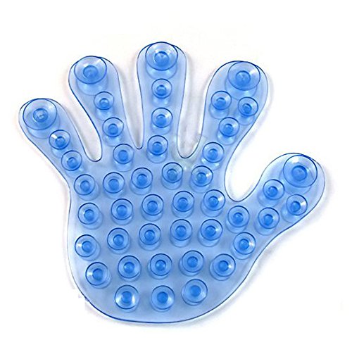 dealglad® 3 PVC Kunststoff, starkes Magic doppelseitig Vakuum Saugnapf Sucker (zufällige Farbe), plastik, Palm, 13 x 10cm(Palm) / 12 x 7cm(Feet) - 3