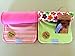 Reversible Burp Cloth, 2-Pack - Very soft and absorbent, handmade in Europe, Perfect Newborn Gift