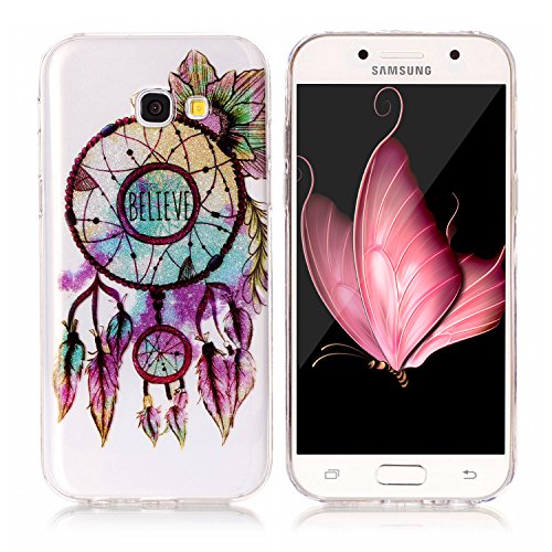 Funda Samsung Galaxy A3 2017 E-Lush Transparent Bling Suave Silicona TPU Carcasa Ultra Delgado Flexible Gel Parachoques Goma Mate Clear Glitter Case Cover Impresi n patr n Bumper Amortigua Golpes Protectiva Caso para Samsung Galaxy A320 4 7 Pulgadas Smartphone Anti-Rasgu o y Resistente Tapa - Campanas de Viento reviews Funda Samsung Galaxy A3 2017 E-Lush Transparent Bling Suave Silicona TPU Carcasa Ultra Delgado Flexible Gel Parachoques Goma Mate Clear Glitter Case Cover Impresi n patr n Bumper Amortigua Golpes Protectiva Caso para Samsung Galaxy A320 4 7 Pulgadas Smartphone Anti-Rasgu o y Resistente Tapa - Campanas de Viento