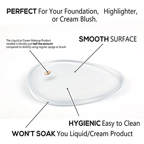 Silikon Make-up Schwamm MAIKEHIGH Silikon Sponge Puff Beauty Blender Applikator Set (3 Stück) - 3