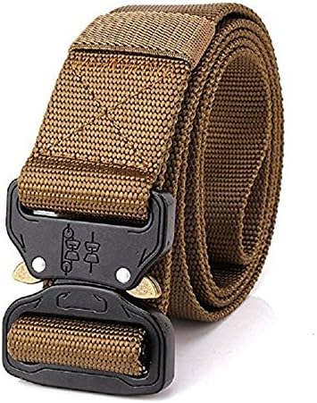 Tactical Waist Riggers Battle Belts Military Style Utility Riggers Belt 1.5'' with Cobra Buckle for Men and Women Quick Release 1000D Nylon Webbing