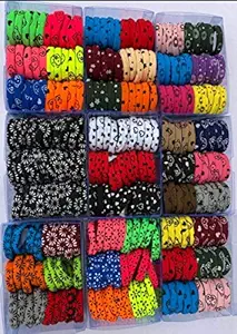 S R SELECTION Printed Hair Rubber Band For Girls & Womens (Multicoloured) 90 pieces