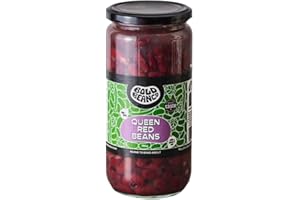 Bold Bean Co Queen Red Beans. 12 x 700g Jar, All Natural Ingredients, Suitable for Vegans