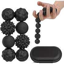 Palle Magnetiche Anti-Stress, Gioco Sensoriale Portatile in Silicone con Texture Multiple,Palline Magnetiche per Agopressione, Giocattoli Ansia per Adulti e Bambini,Gioco da Tavolo Magnetico (Porpora