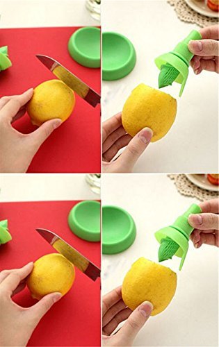 Kingstons 2 Pcs Mini Zitruspresse für Obst Citrus Spritze - 2